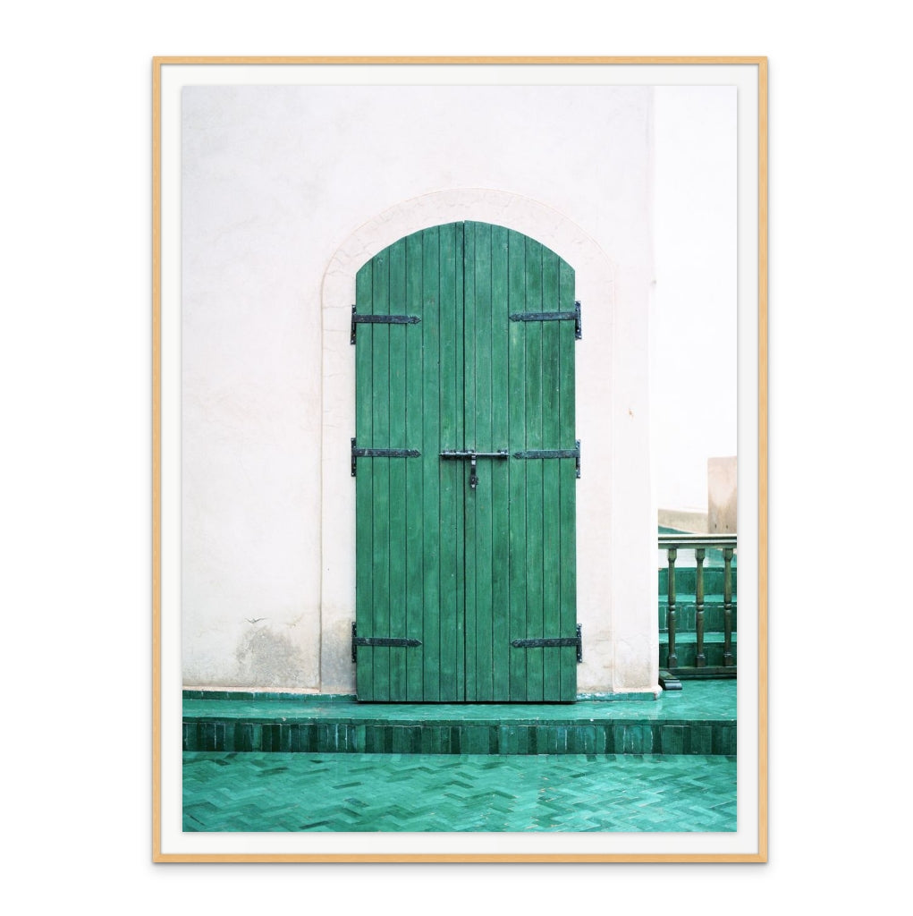 Cuadro "Marrakesh Green Door"