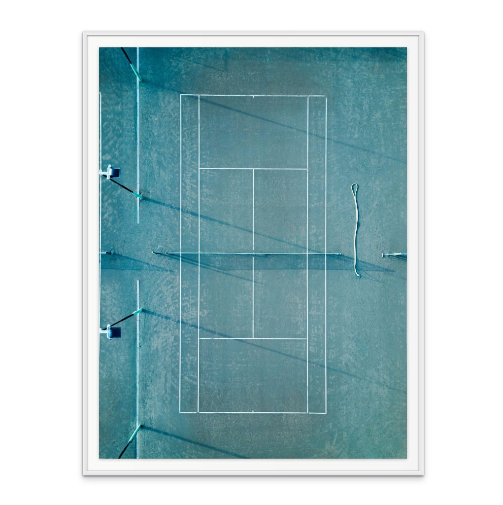 Tennis Court Green 2 Art Print