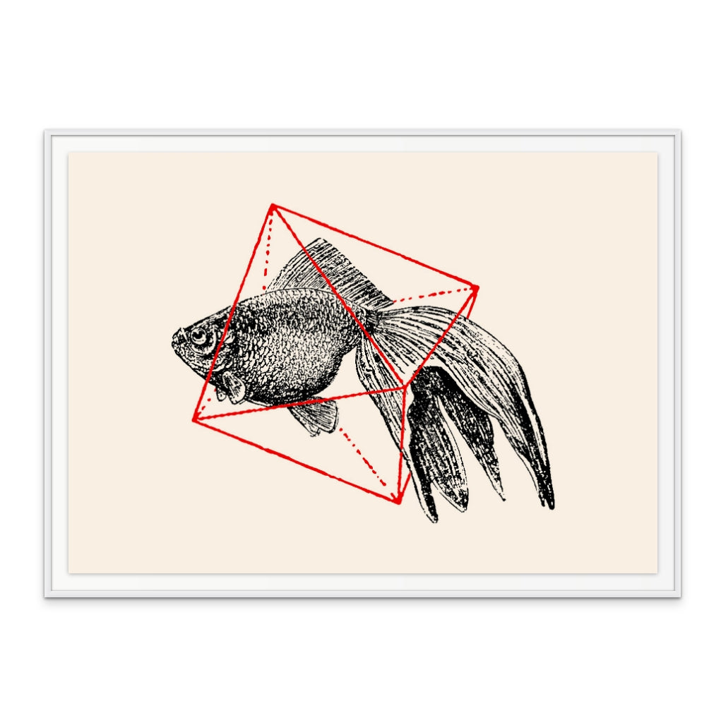 Cuadro "Fish In Geometrics NAo3"