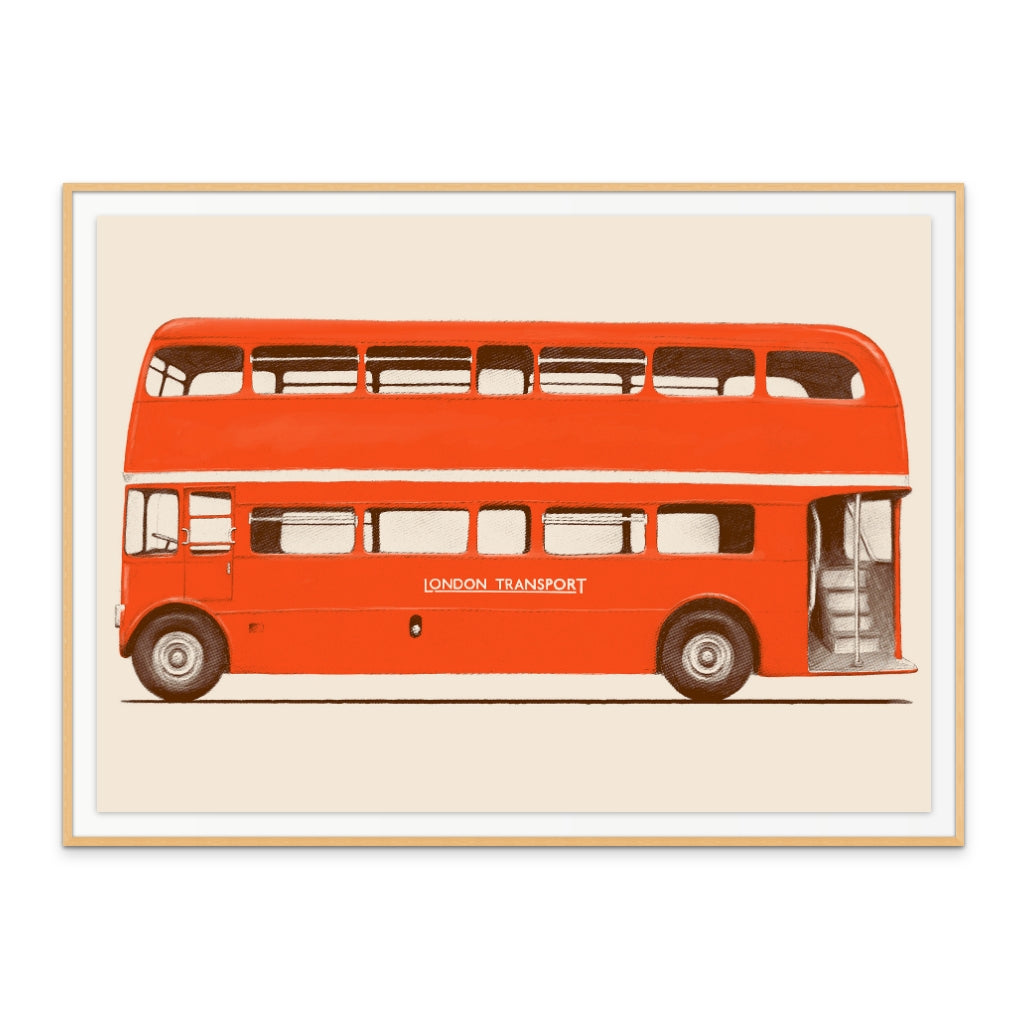 Cuadro "Red English Bus"