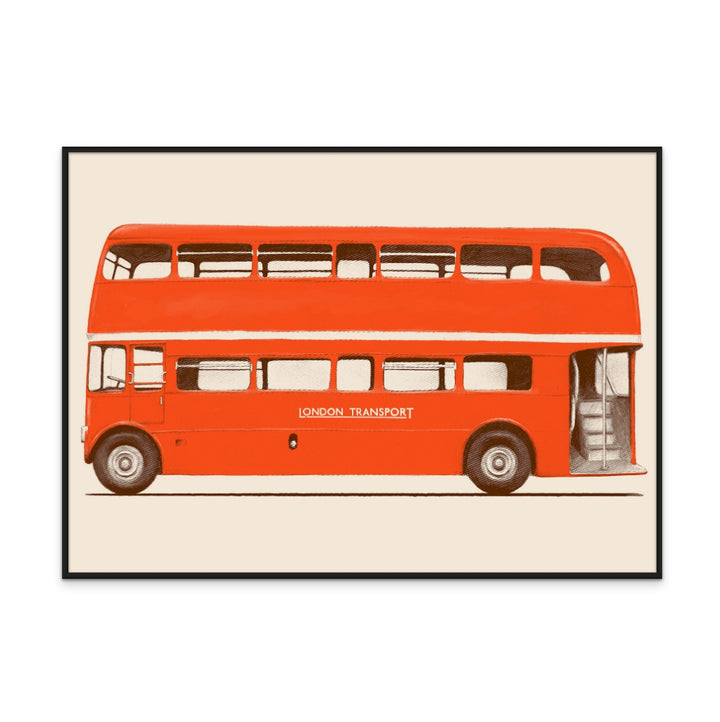 Cuadro "Red English Bus"