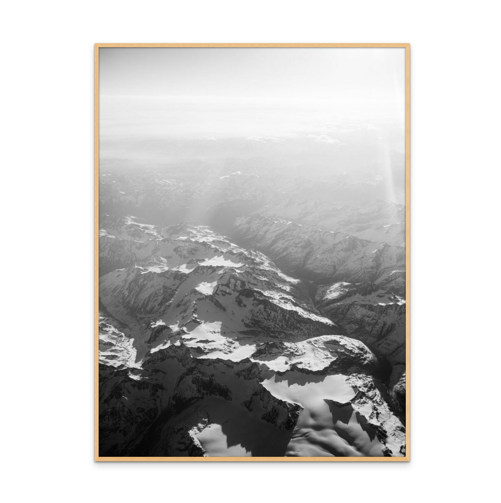 Cuadro "Alps in Black and White"