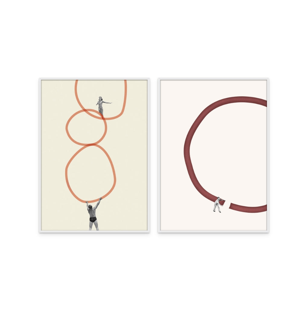 Set de cuadros "Loops of Life"