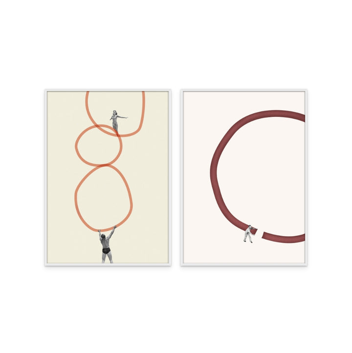 Set de cuadros "Loops of Life"