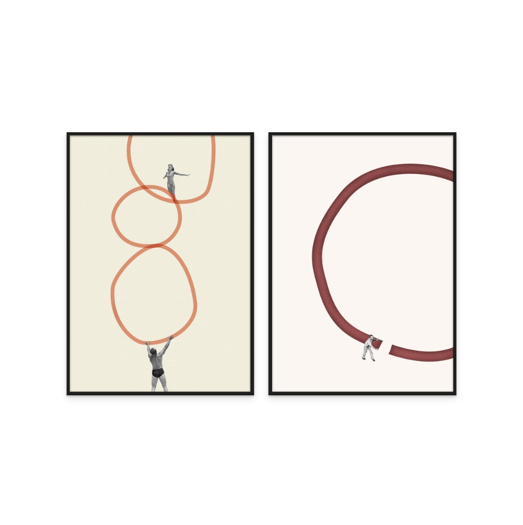 Set de cuadros "Loops of Life"