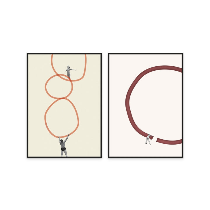 Set de cuadros "Loops of Life"