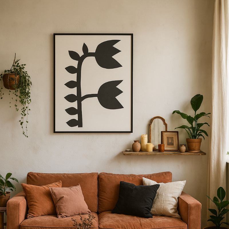 Cuadro "Black Tulips #1"