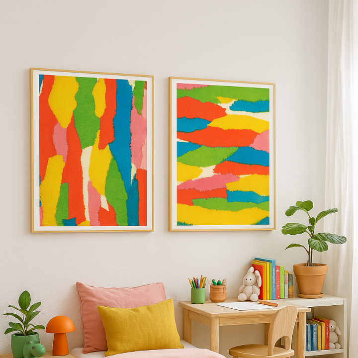 Cuadro "Colorful Paper Collage #2"