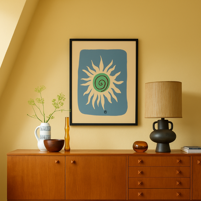 Cuadro "Sun Spiral Dance"