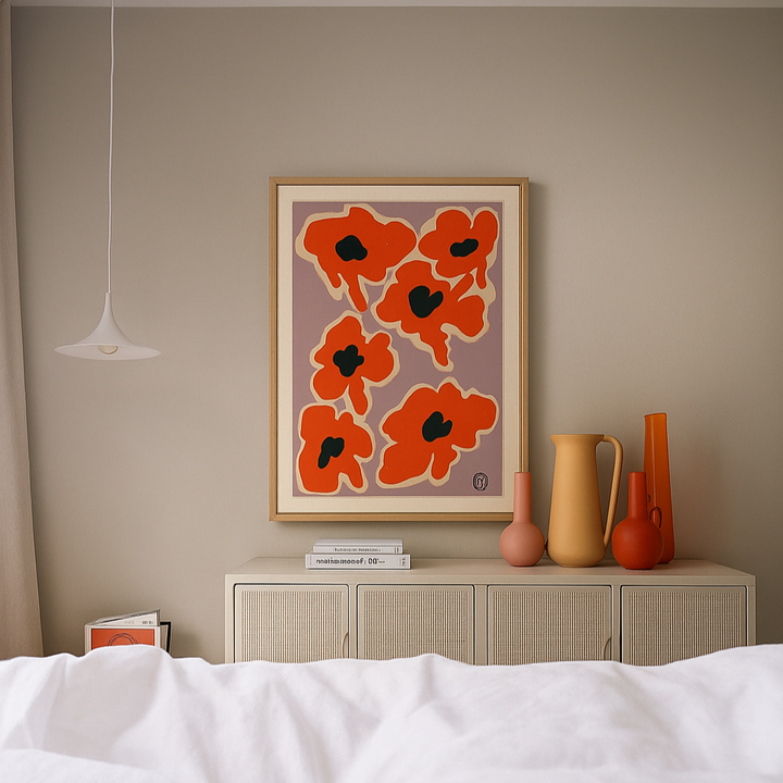 Cuadro "Vibrant Poppy Flowers"