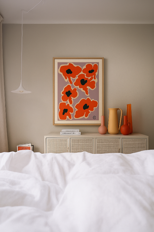 Cuadro "Vibrant Poppy Flowers"