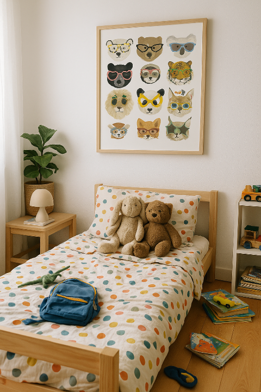 Cuadro "Big Animals in glasses"