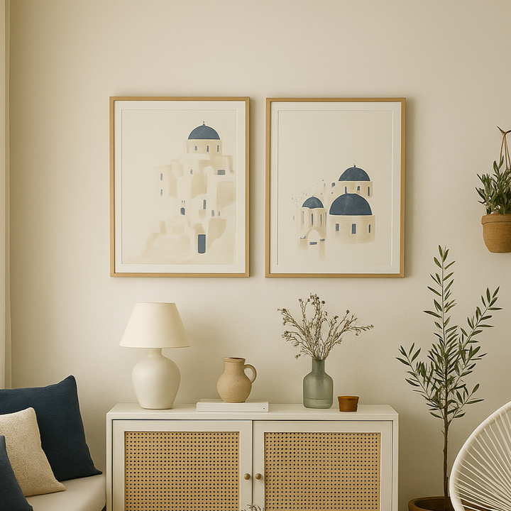 Cuadro "Santorini III"