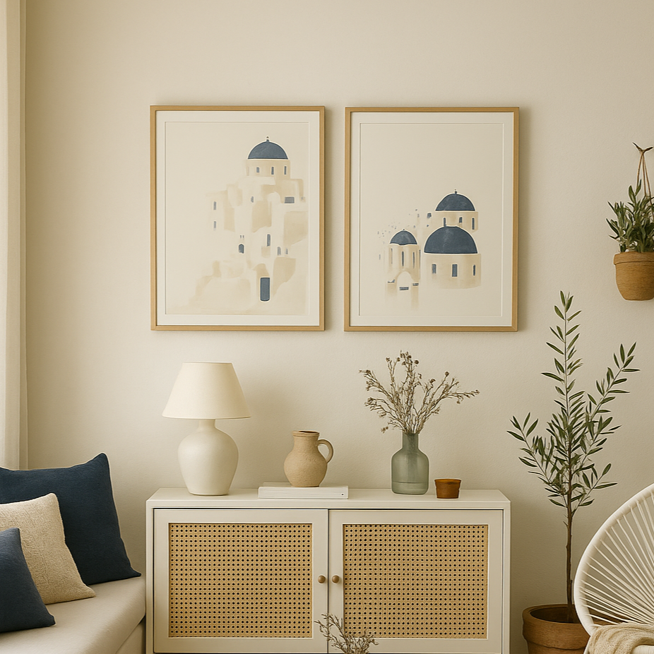 Cuadro "Santorini I"