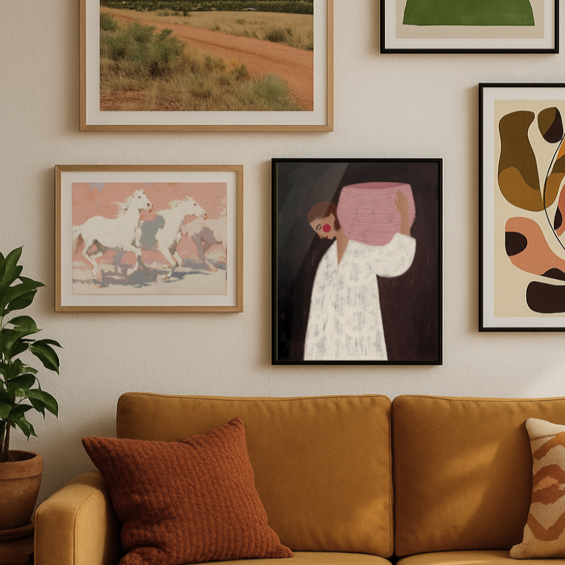 Cuadro "Wild horses"