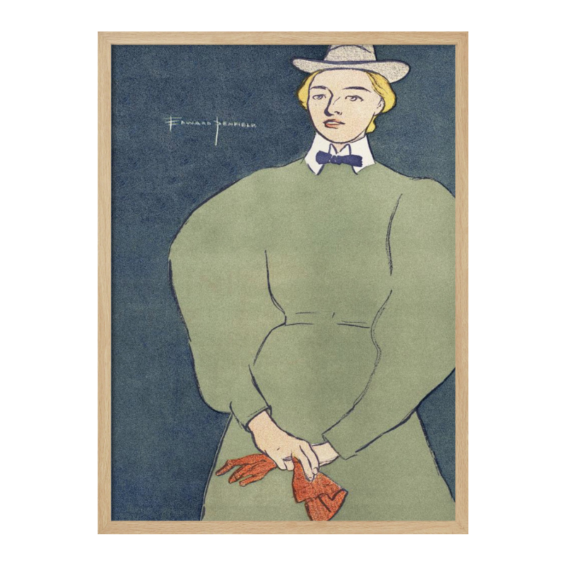 Cuadro "Woman Holding Gloves"