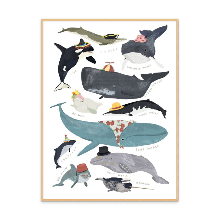 Cuadro "Whales In Hats"
