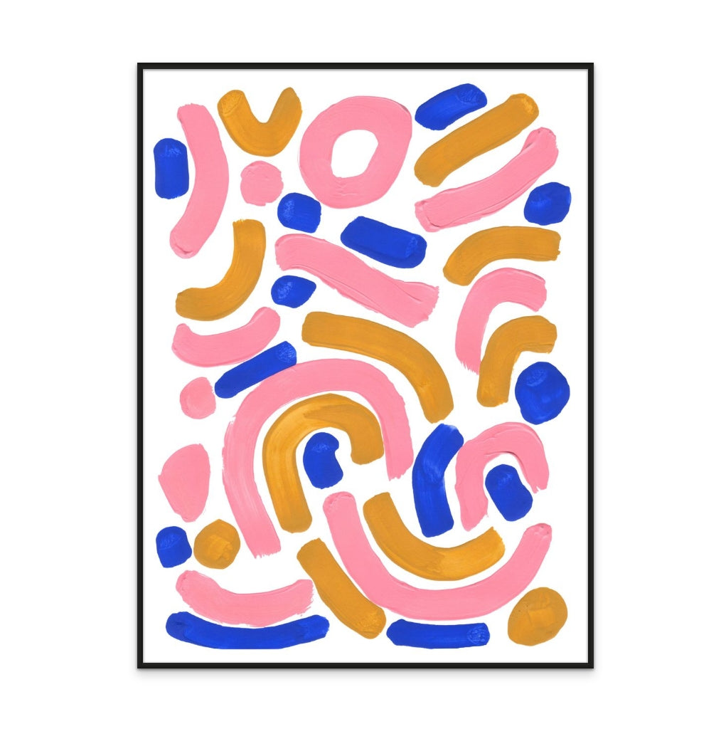 Cuadro "Pink Wiggle"