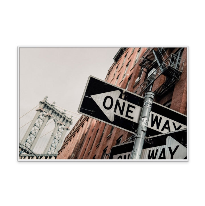 Cuadro "Manhattan Bridge One Way"