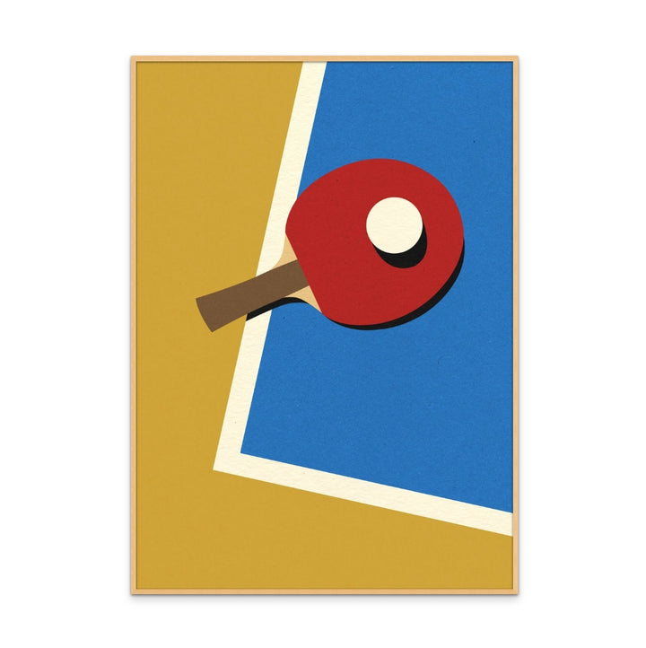 Cuadro "Table Tennis Team Red"