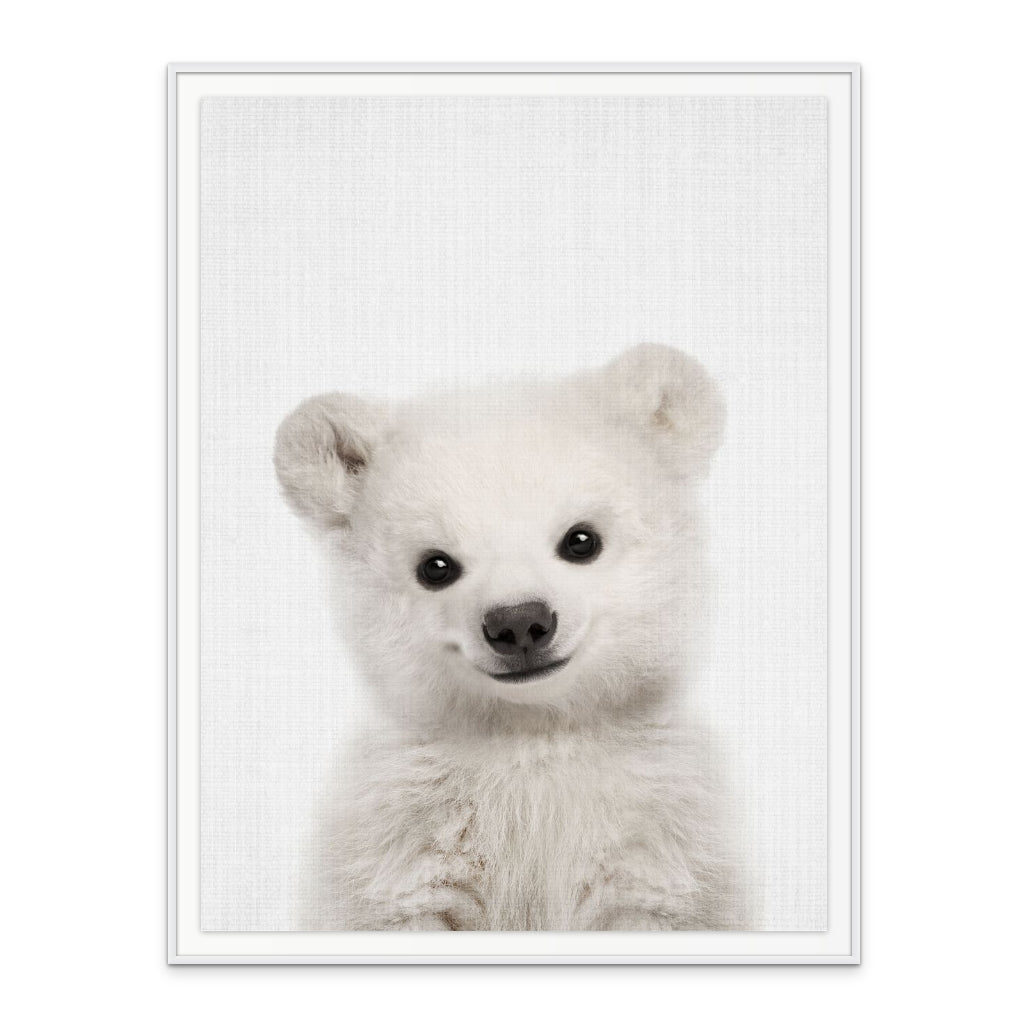 Cuadro "Peekaboo Baby Polar Bear"