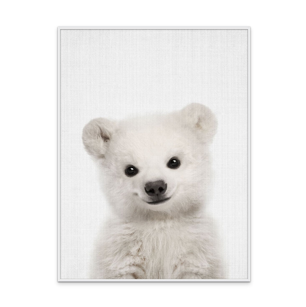 Cuadro "Peekaboo Baby Polar Bear"