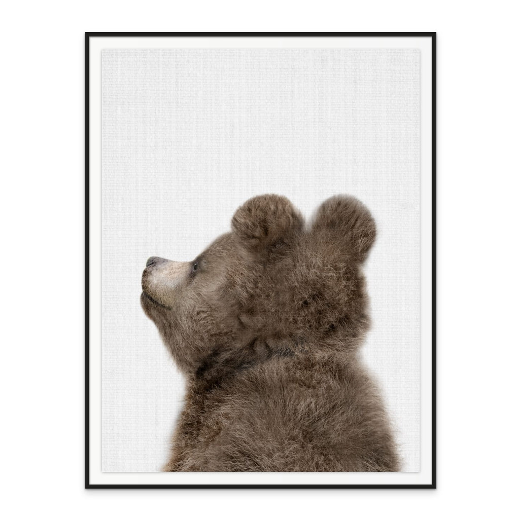 Cuadro "Peekaboo Baby Bear Back"