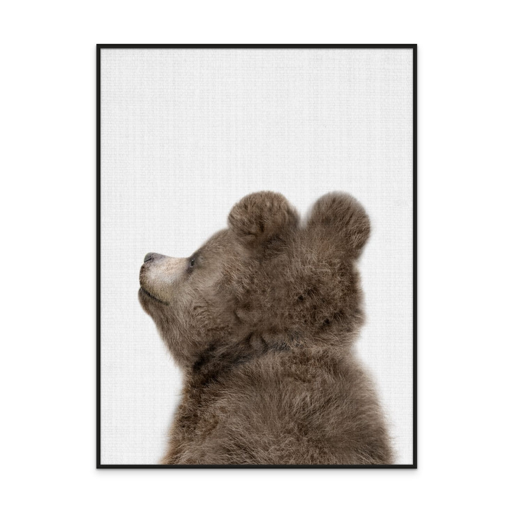 Cuadro "Peekaboo Baby Bear Back"
