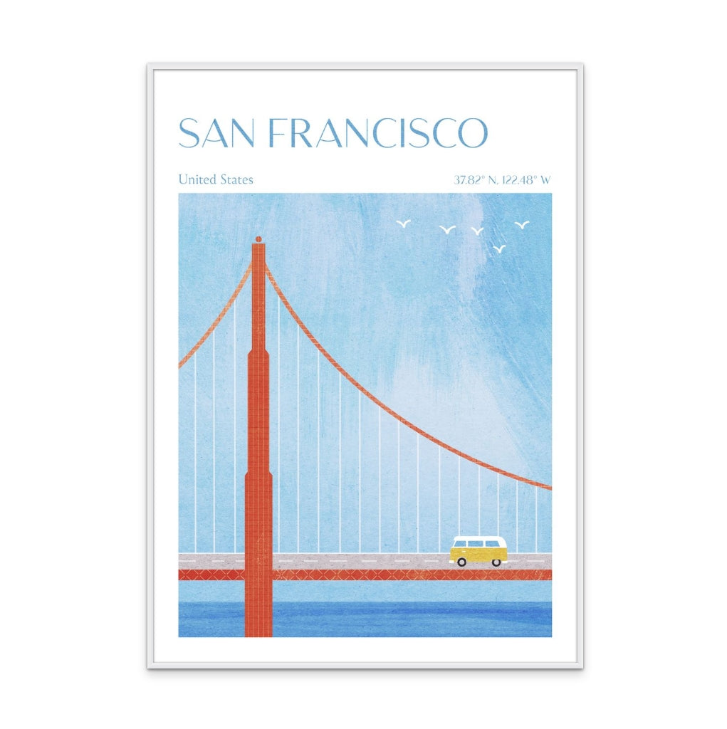 Cuadro "San Francisco, Golden Gate Bridge"