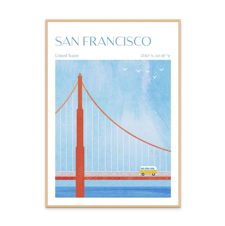 Cuadro "San Francisco, Golden Gate Bridge"