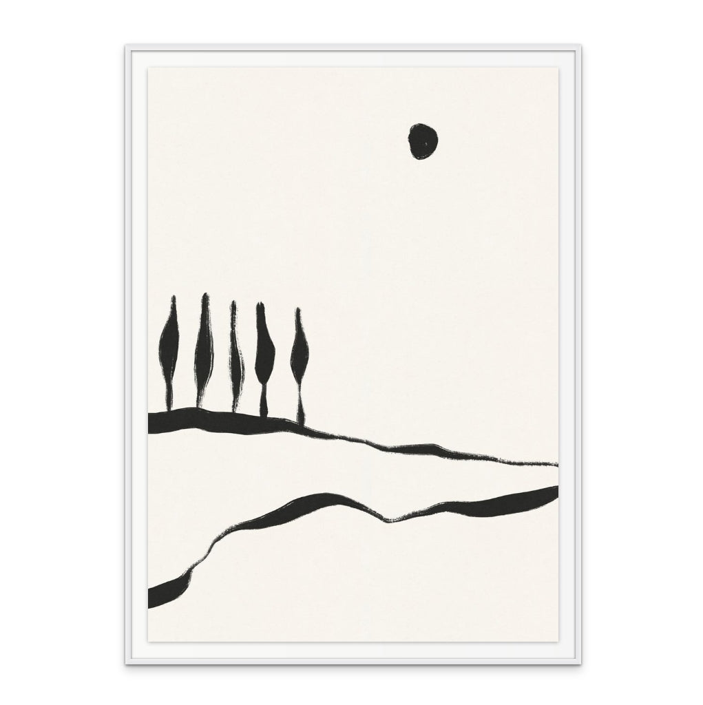 Cuadro "Minimal Line Landscape #1"