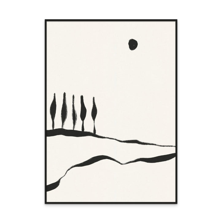 Cuadro "Minimal Line Landscape #1"