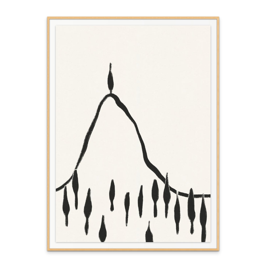 Cuadro "Minimal Line Landscape #2"