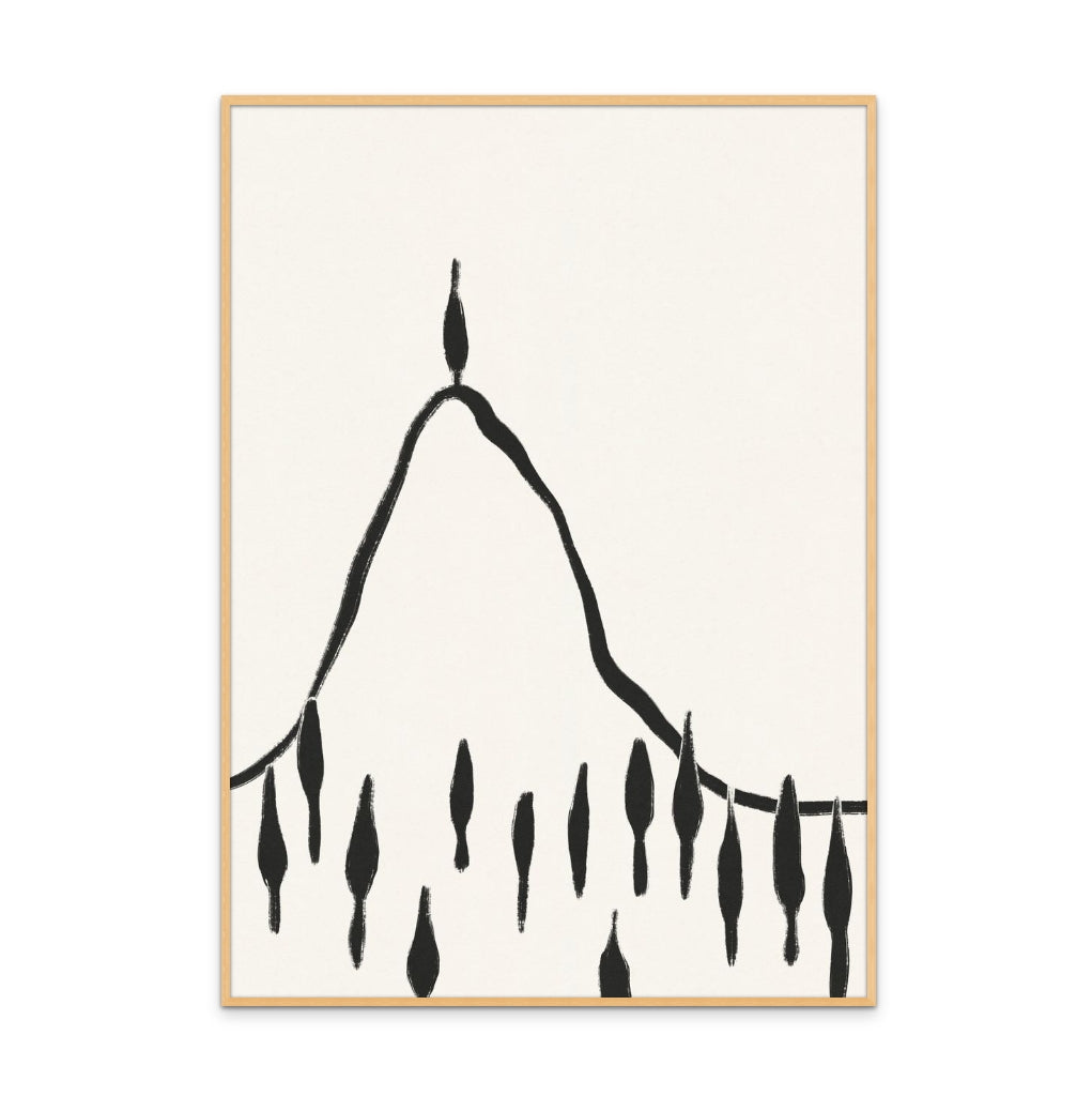 Cuadro "Minimal Line Landscape #2"