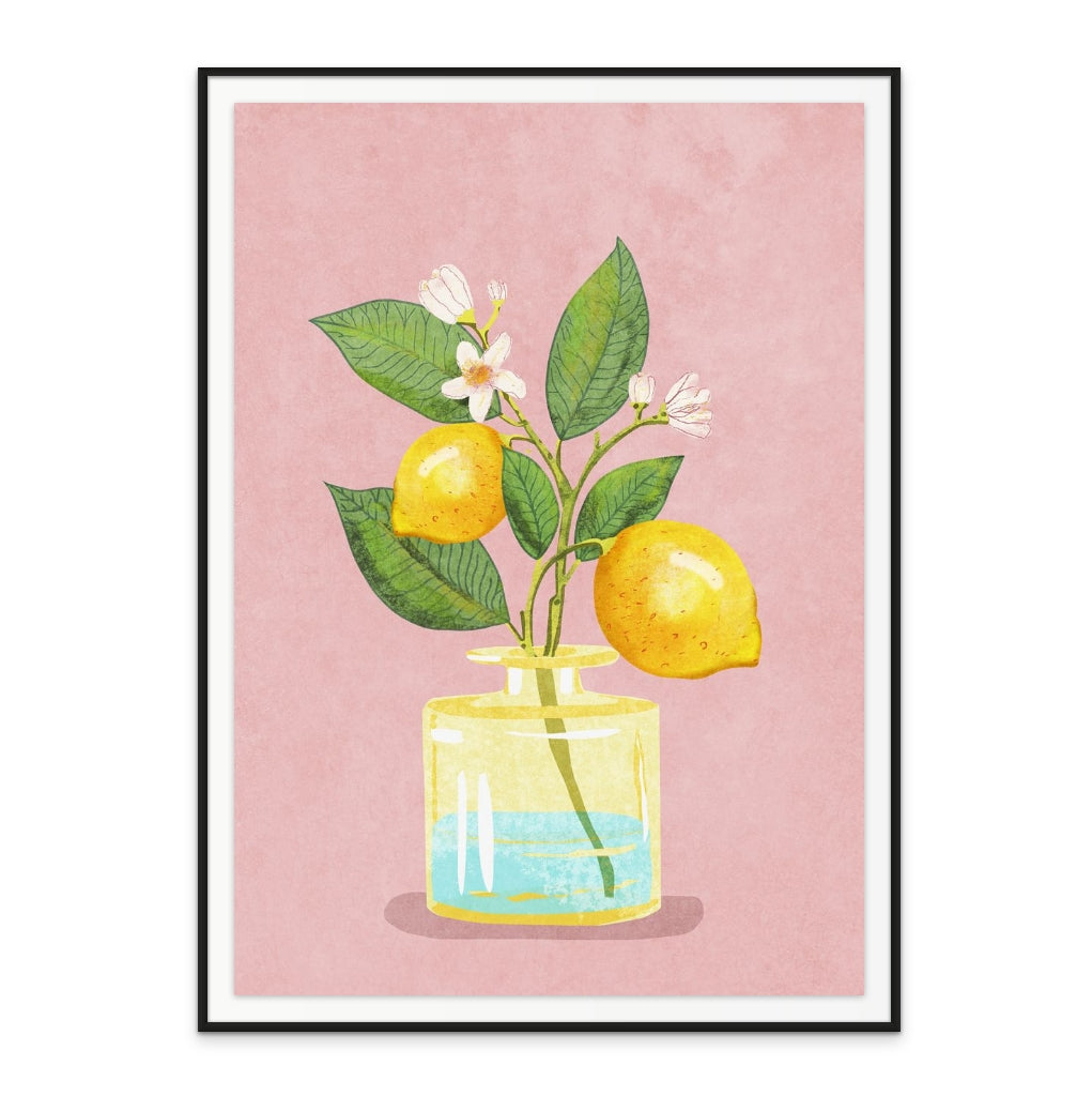 Cuadro "Lemon bunch in vase"