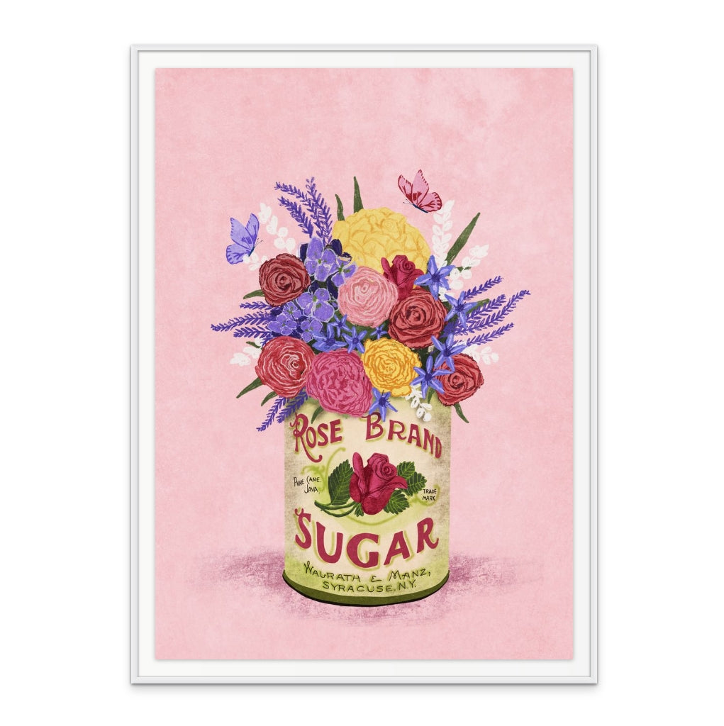 Cuadro "Flowers in a vintage can"