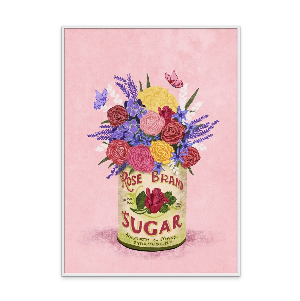 Cuadro "Flowers in a vintage can"