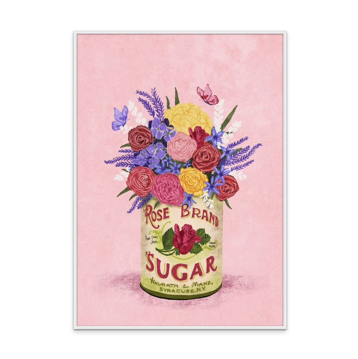 Cuadro "Flowers in a vintage can"