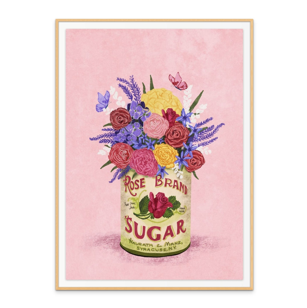 Cuadro "Flowers in a vintage can"