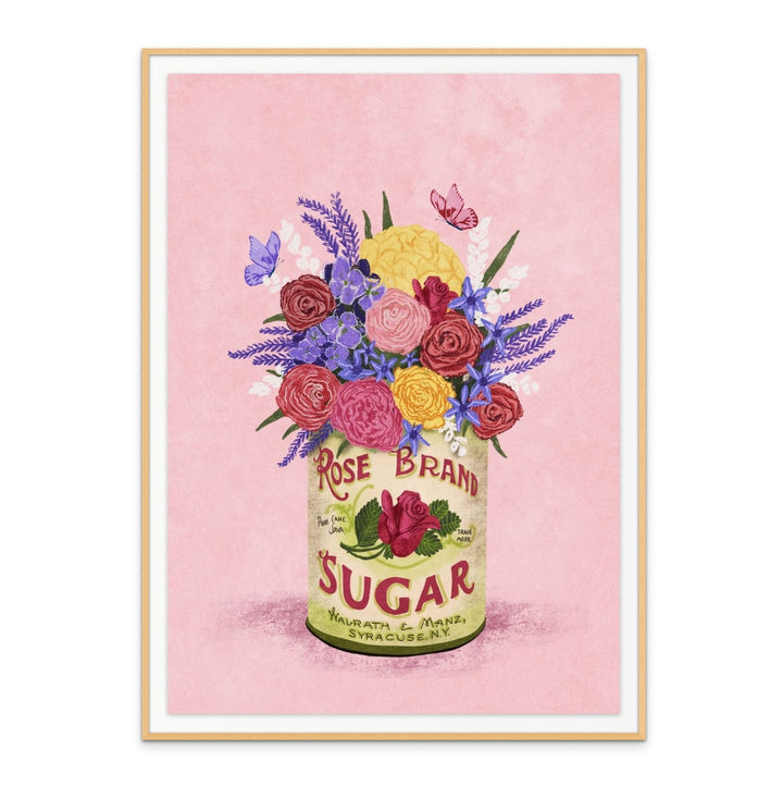 Cuadro "Flowers in a vintage can"