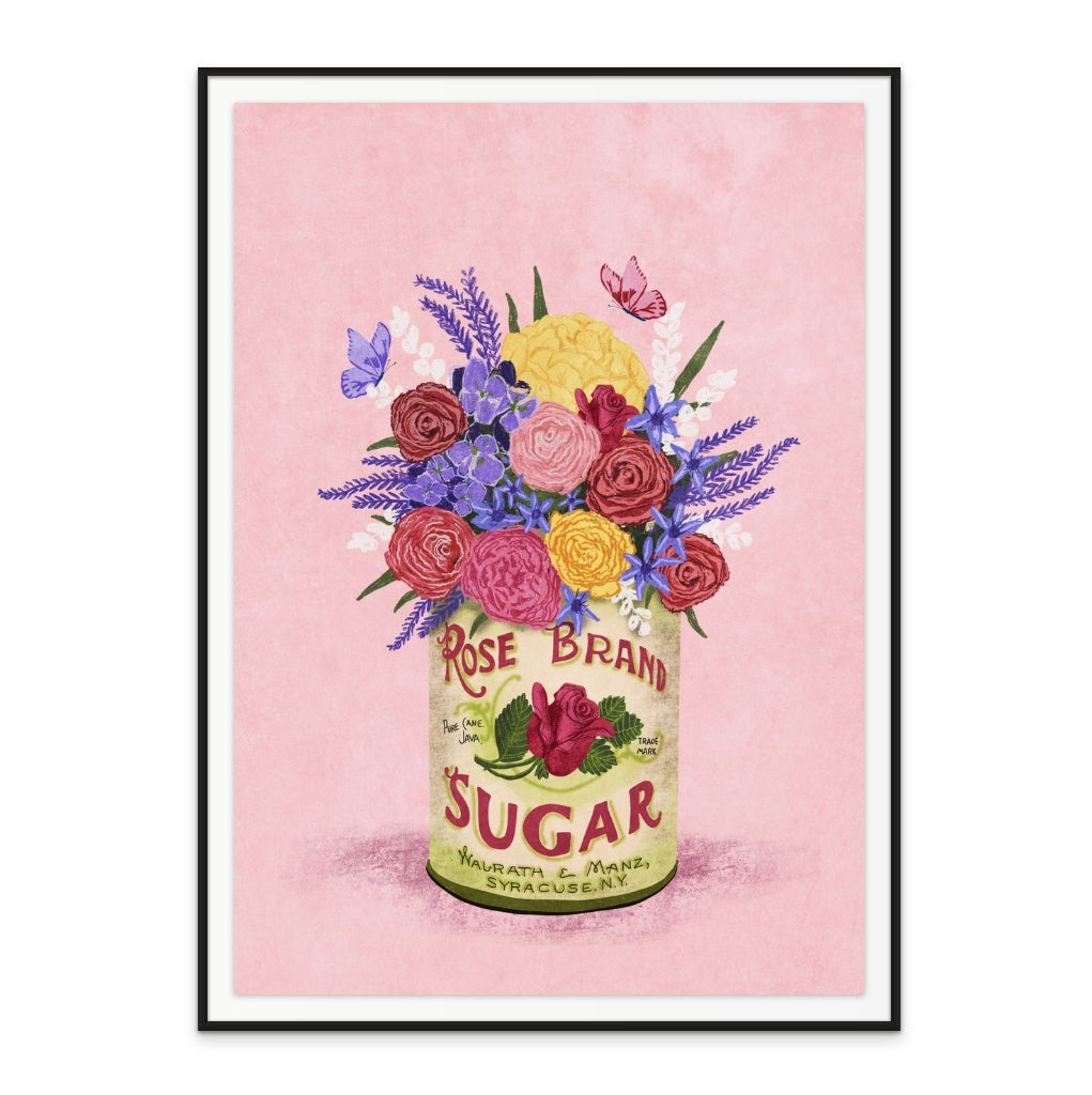 Cuadro "Flowers in a vintage can"