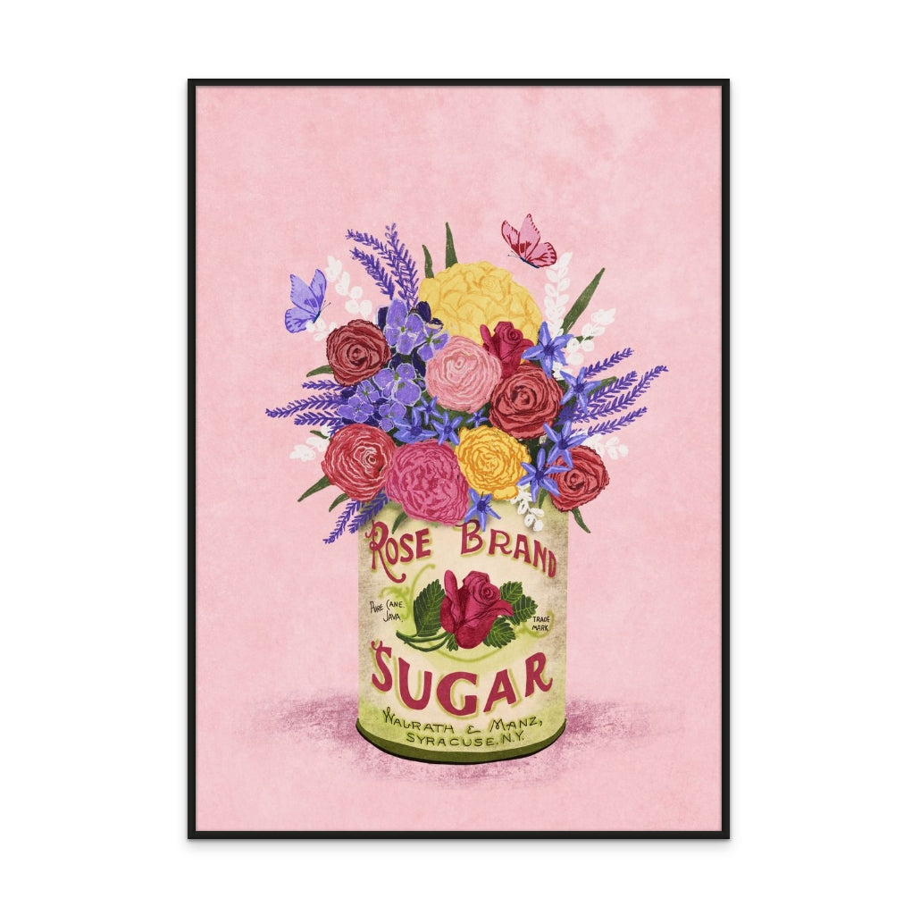 Cuadro "Flowers in a vintage can"
