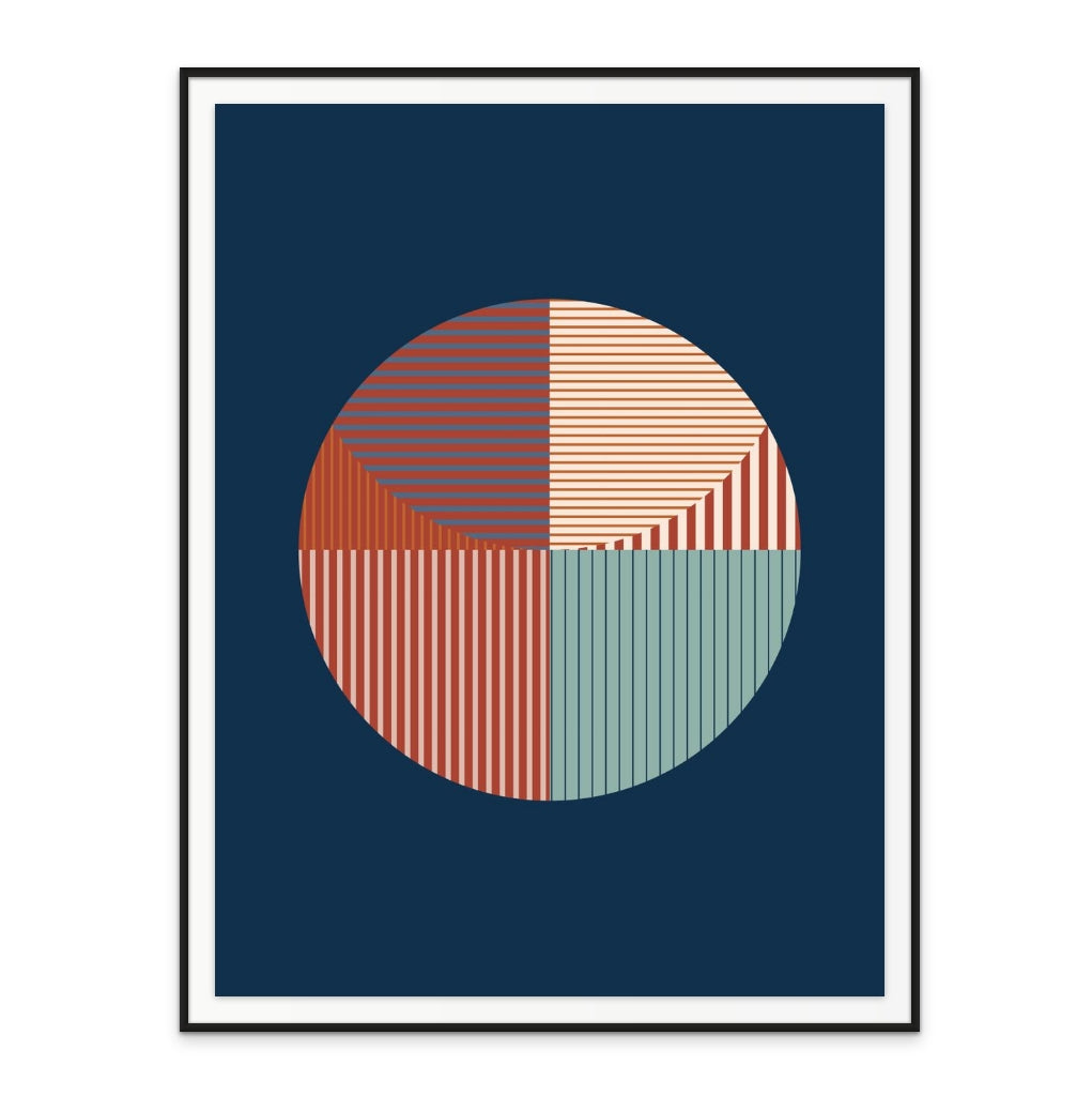 Cuadro "Broken circle 3"