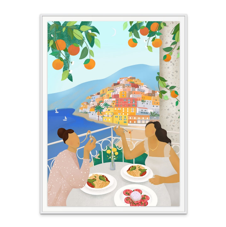 Cuadro "Girls in Positano"
