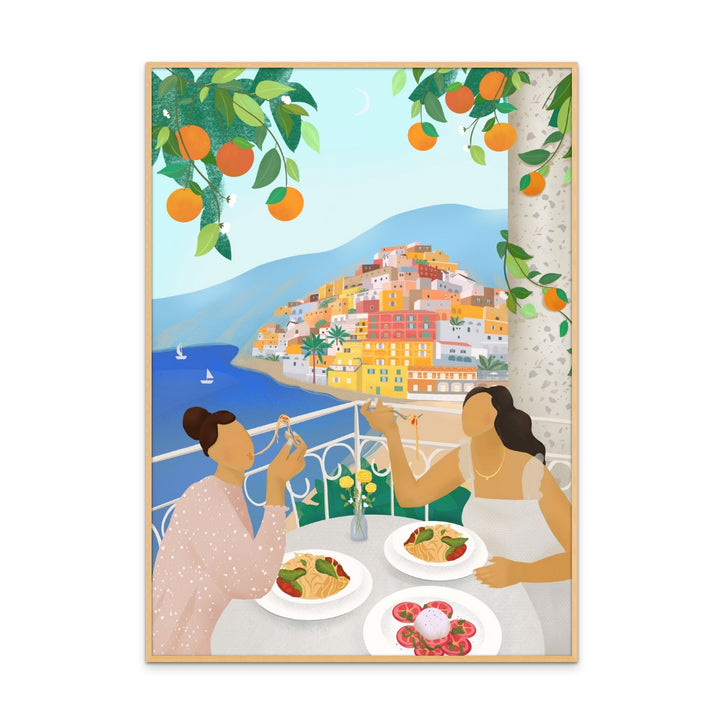 Cuadro "Girls in Positano"