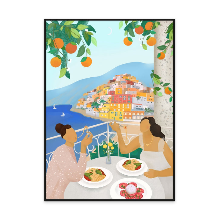 Cuadro "Girls in Positano"