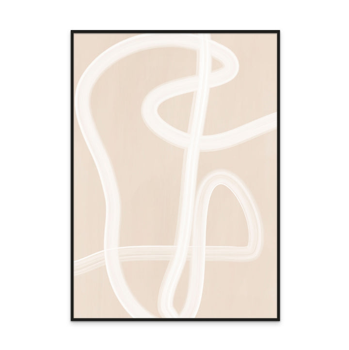 Cuadro "White Brush Stroke Poster No.2"