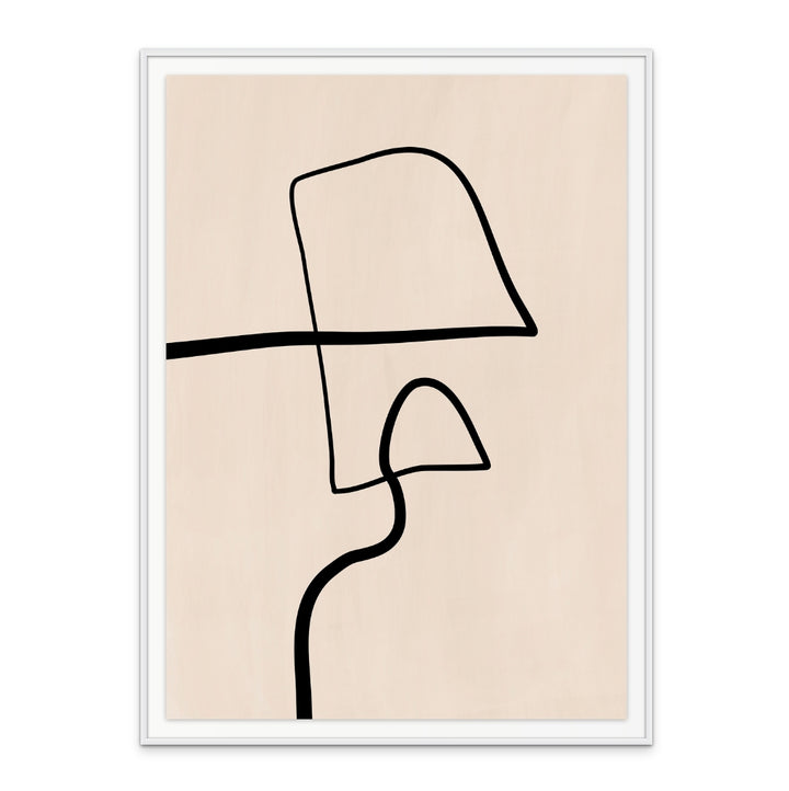 Cuadro "Single Black Line"