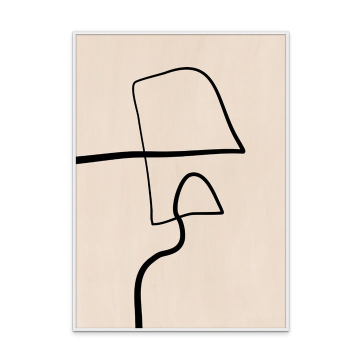 Cuadro "Single Black Line"