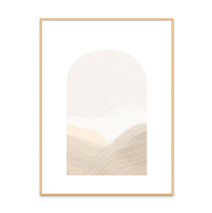 Cuadro "Beige Abstract Landscape"